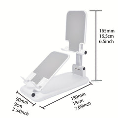 Foldable Mobile Tablet Bracket, Extends to Desktop Lazy Holder Stand