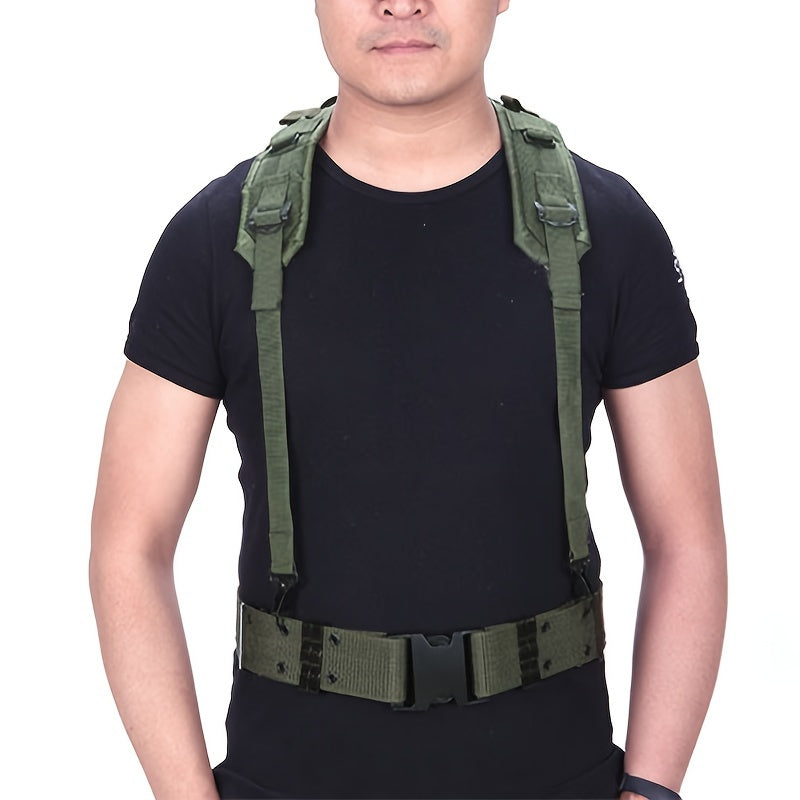 1pc Outdoor Belt with Double Shoulder Harness Chest Belt