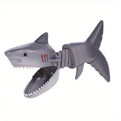 Funny Telescopic Spring Shark Dinosaur Manipulator Clamp Bite Hand Prank Toy
