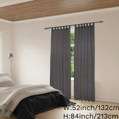 Tab Top Room Darkening Indoor/Outdoor Curtains