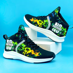 Men's 'No Excuses' Mid Top Shoes Comfy Lace Up Street Style Fitness Training