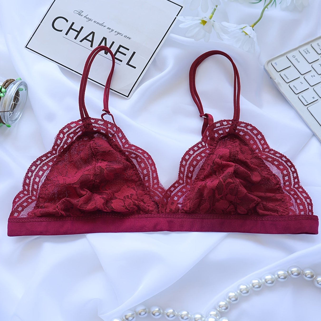 Wireless Lace Bra Breathable & Stylish