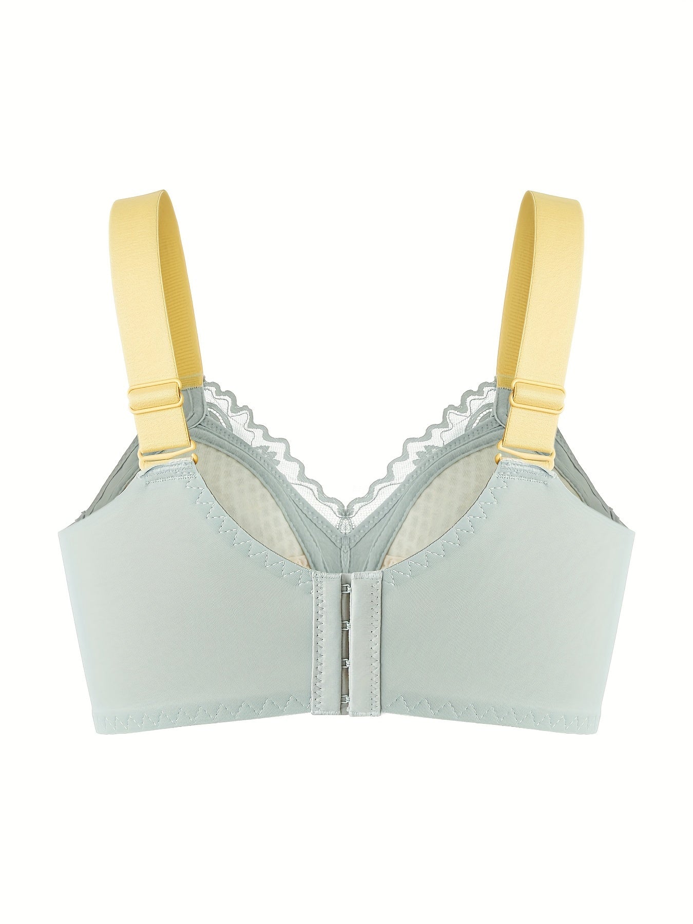 Floral Lace Wireless Push Up Bra Soft Comfortable Lingerie