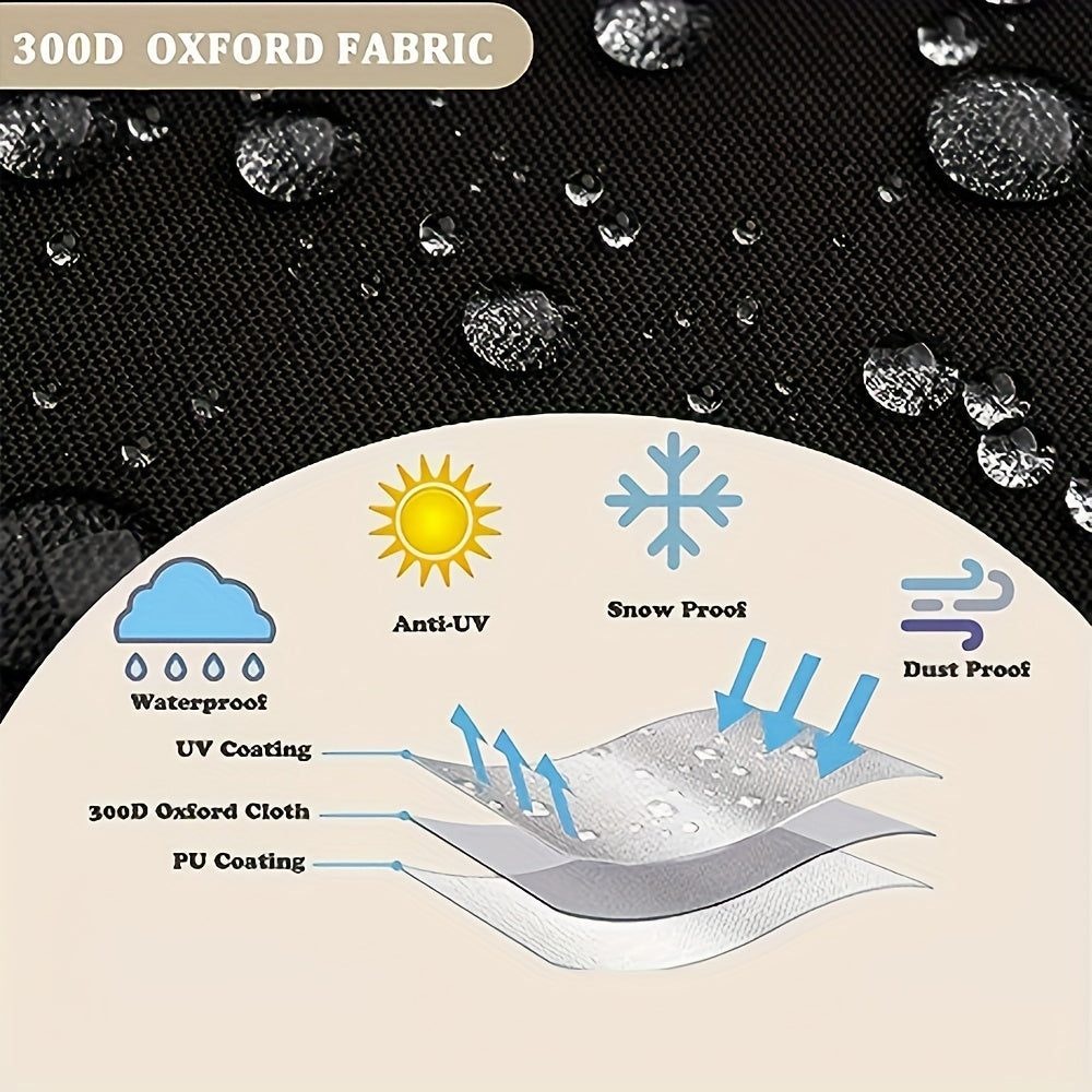 Waterproof Snowmobile Storage Cover Universal Fit 420D Oxford Fabric
