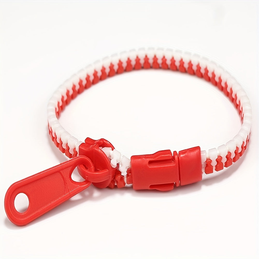 Bicolor Kids Zipper Bracelet Candy Accessories