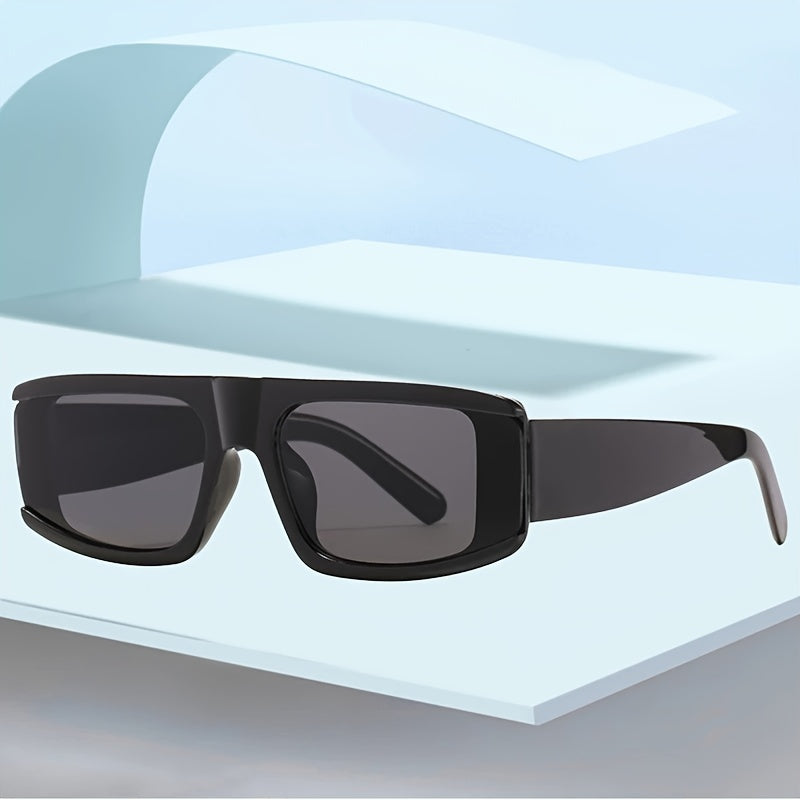 Stylish Oversized Square Sunglasses UV400 Protection Vintage Ladies