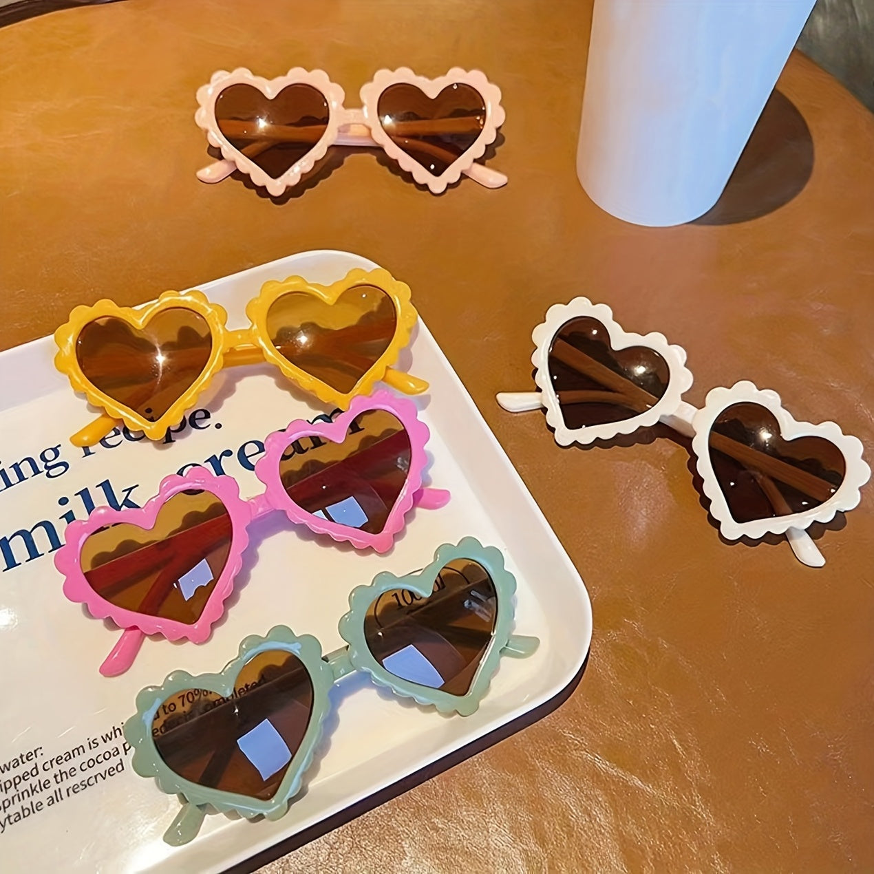 Heart Shaped Sunglasses for Kids - High Fashion Statement