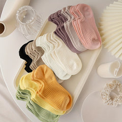20 Pairs Solid Socks Lightweight Ankle Socks Women's Stockings & Hosiery