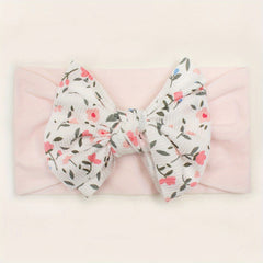 Printed Threaded Bow Baby Headband For 0-2 Year Old Babies