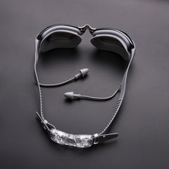 Electroplated Swimming Goggles Anti Fog Glasses & Earplugs