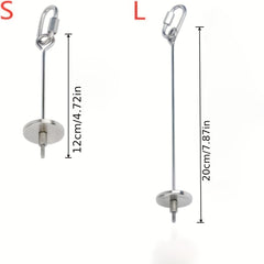 2pcs Stainless Steel Bird Skewer for Parrots and Small Animals