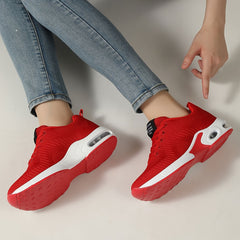 Women's Mesh Breathable Air Cushion Tennis Sports Shoes Lightweight