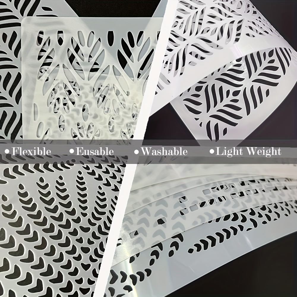 4pcs Wedding Cake Stencils Reusable Cake Decorating Templates DIY Baking