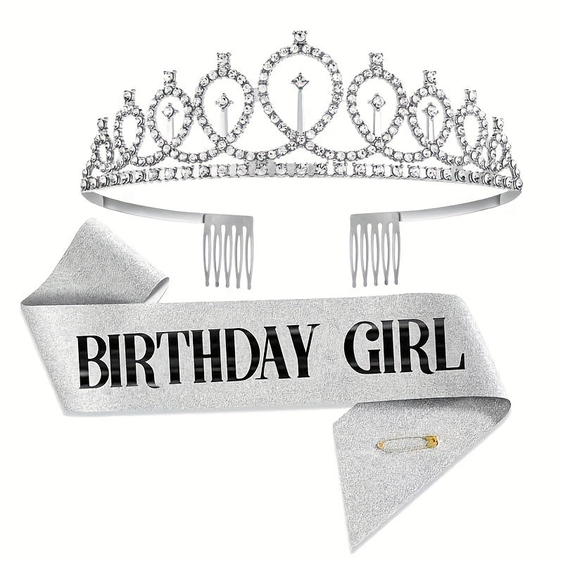 Princess Crown Hair Hoop Birthday Party Headdress Dance Accessories