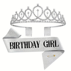 Princess Crown Hair Hoop Birthday Party Headdress Dance Accessories