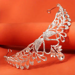 Sparkling Crystal Crown Princess Tiara Golden Wedding Headband