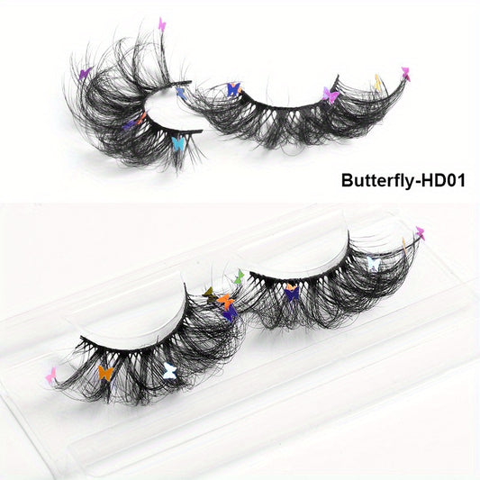 Fluffy Butterfly False Eyelashes Volume Messy and Curly Lashes