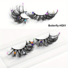 Fluffy Butterfly False Eyelashes Volume Messy and Curly Lashes