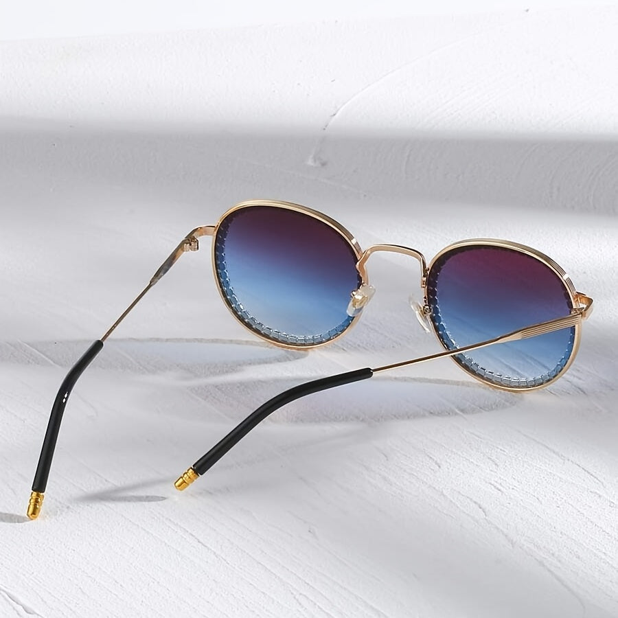 Fashionable Casual Round Vintage Sunglasses