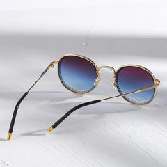 Fashionable Casual Round Vintage Sunglasses
