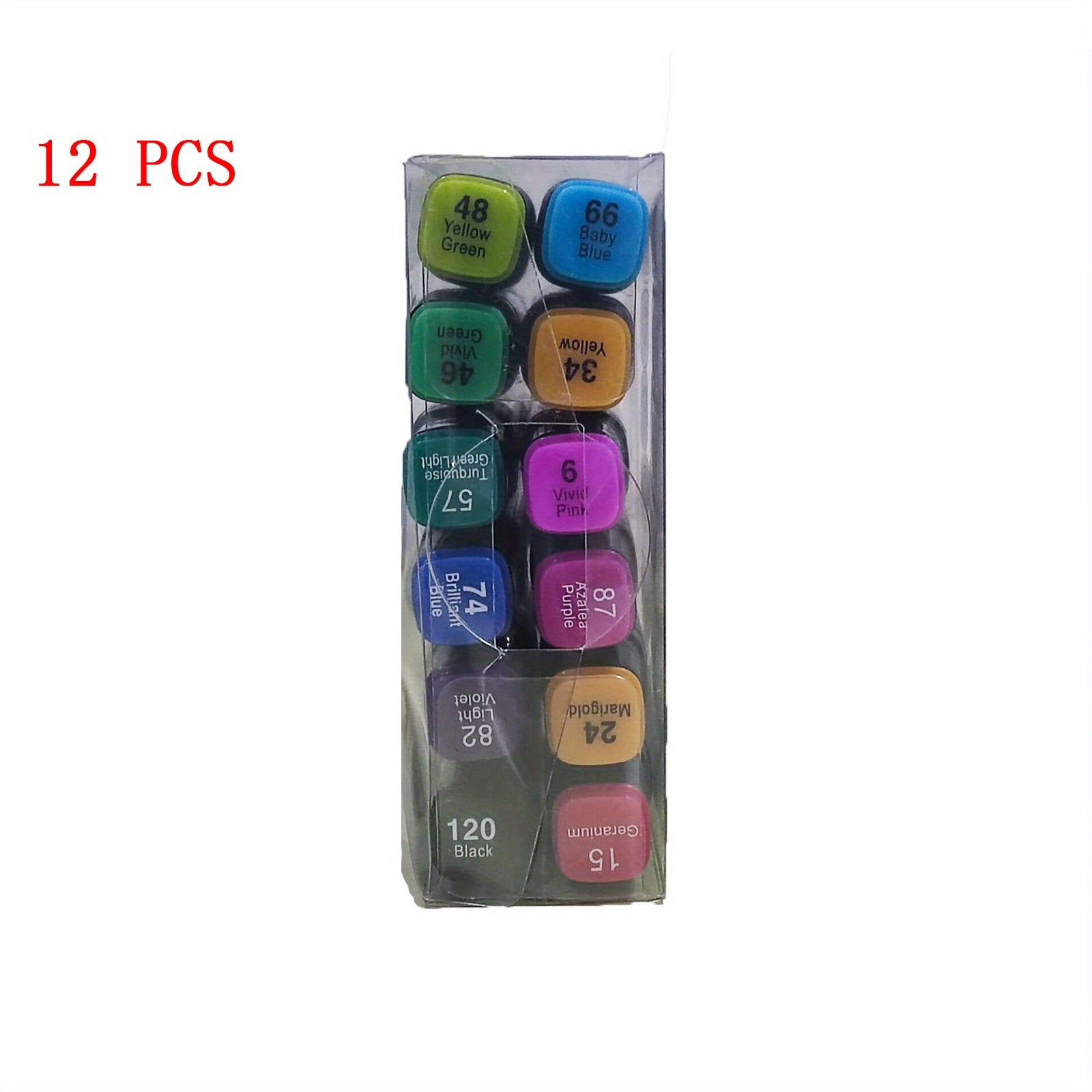 12 262pcs Brush Art Marker Set Double Tipped Sketch Marker
