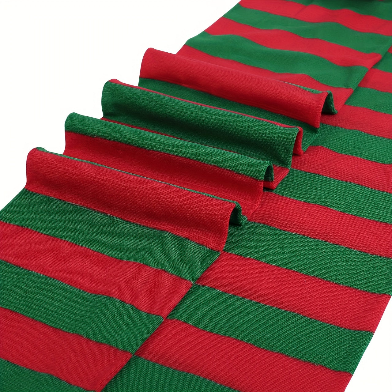 Striped Thigh High Socks Lace Over The Knee Women's Stockings