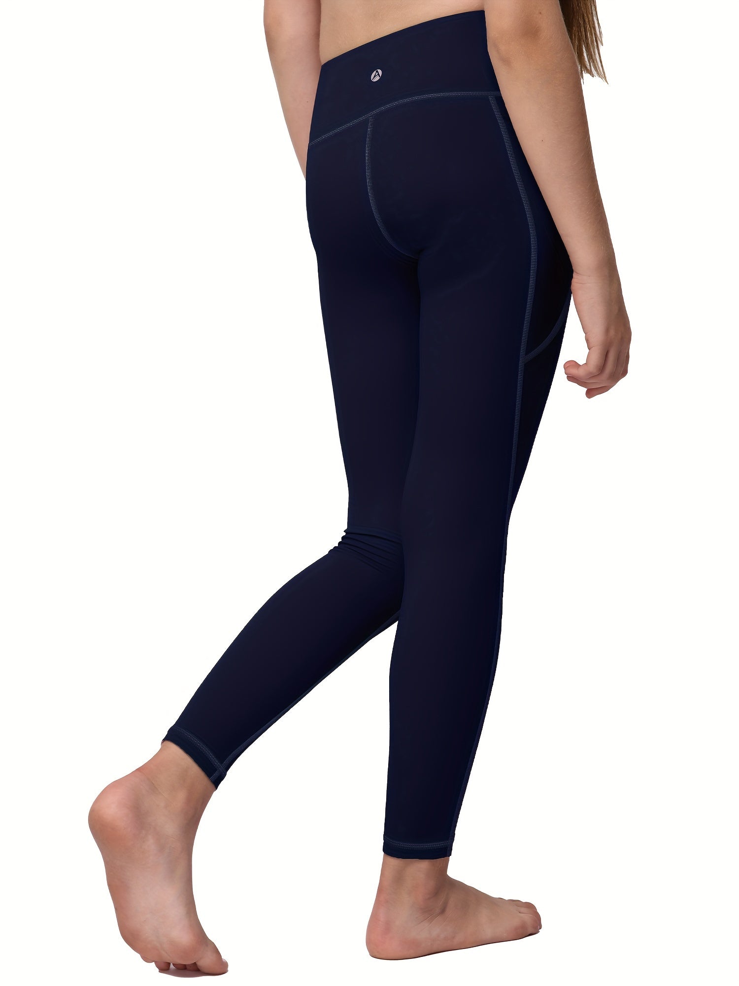 Girl Yoga Legging with Pockets for Workout Causal Kid Active Tummy Control Pants