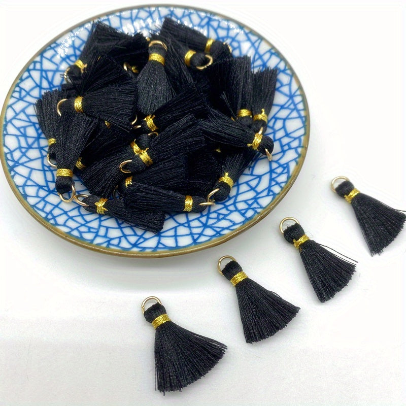 10pcs 25mm Leather Tassels Fringe Trim Sewing Curtains Accessories DIY