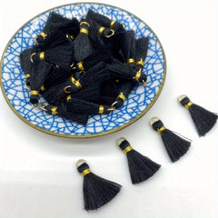 10pcs 25mm Leather Tassels Fringe Trim Sewing Curtains Accessories DIY