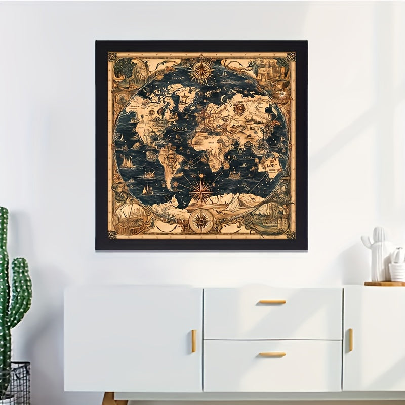Ancient World Map Puzzle for Adults