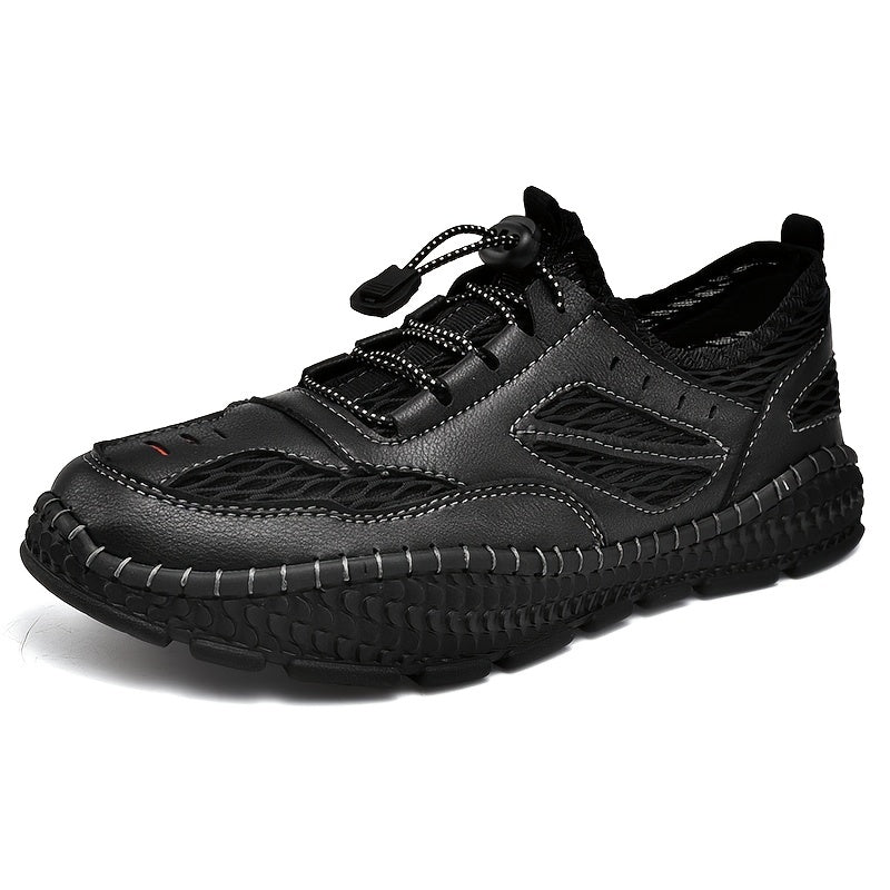 EXSHERO Men's Summer Casual Platform Shoes Outdoor Sneakers