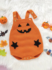 Halloween Party Pumpkin Cosplay Baby Triangle Jumpsuit