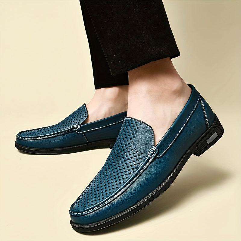 Men's Casual Formal Loafers PU Leather Shoes Soft Sole
