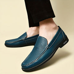 Men's Casual Formal Loafers PU Leather Shoes Soft Sole