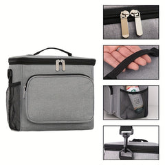 17L Insulated Lunch Bag - Large Soft Cooler Box for Picnic and Lunch