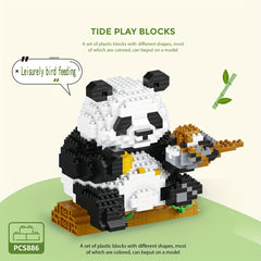 Chinese Style Panda Building Blocks Toy Set