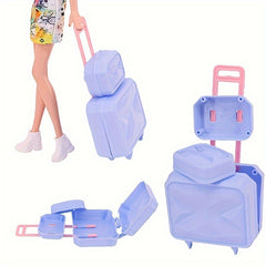 Doll Travel Set Doll Accessories Outdoor Play House Tent Beach Chair Toy