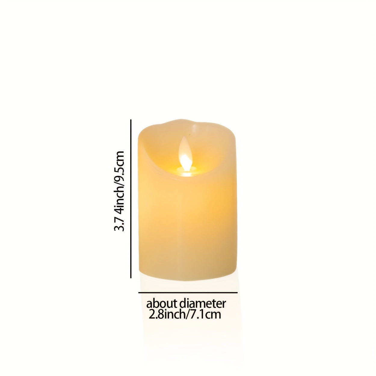 Flameless Candle Lights Outdoor Camping Night Lights LED Electronic Lights