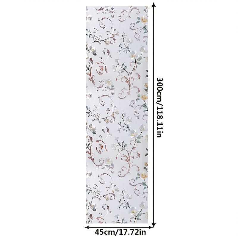 Retro Window Film Anti-exposure Light Translucent Opaque Glass Window Sticker