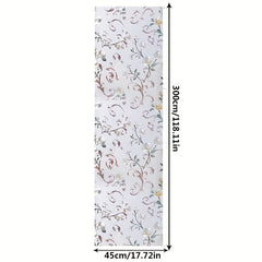 Retro Window Film Anti-exposure Light Translucent Opaque Glass Window Sticker