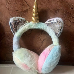 Unicorn Warm Earmuffs Winter Coldproof Rabbit Earmuffs