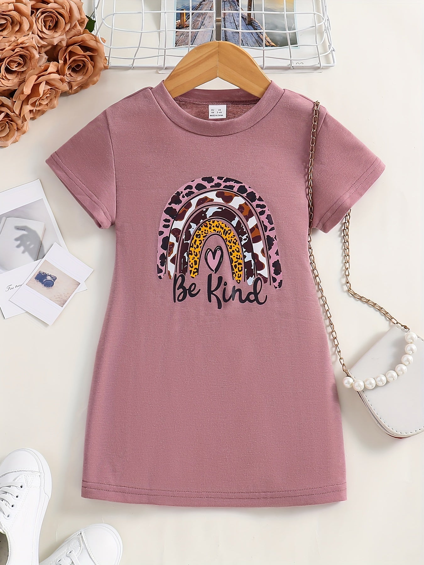 Girl's LOS ANGELES Crew Neck Sweatshirt Top