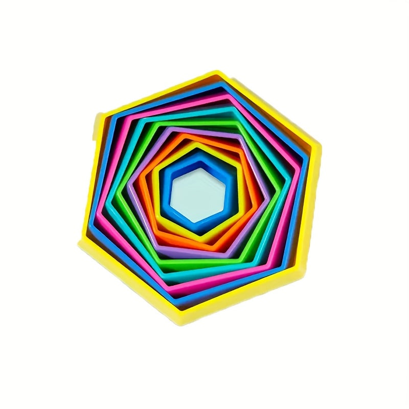3D Magic Stereoscopic Fidget Toy Star Circle Stacking Toy