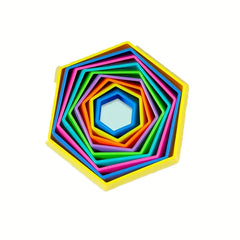 3D Magic Stereoscopic Fidget Toy Star Circle Stacking Toy