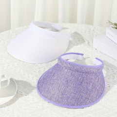 2pcs Sun Visor Hat UV Protection Wide Brim Hat for Women