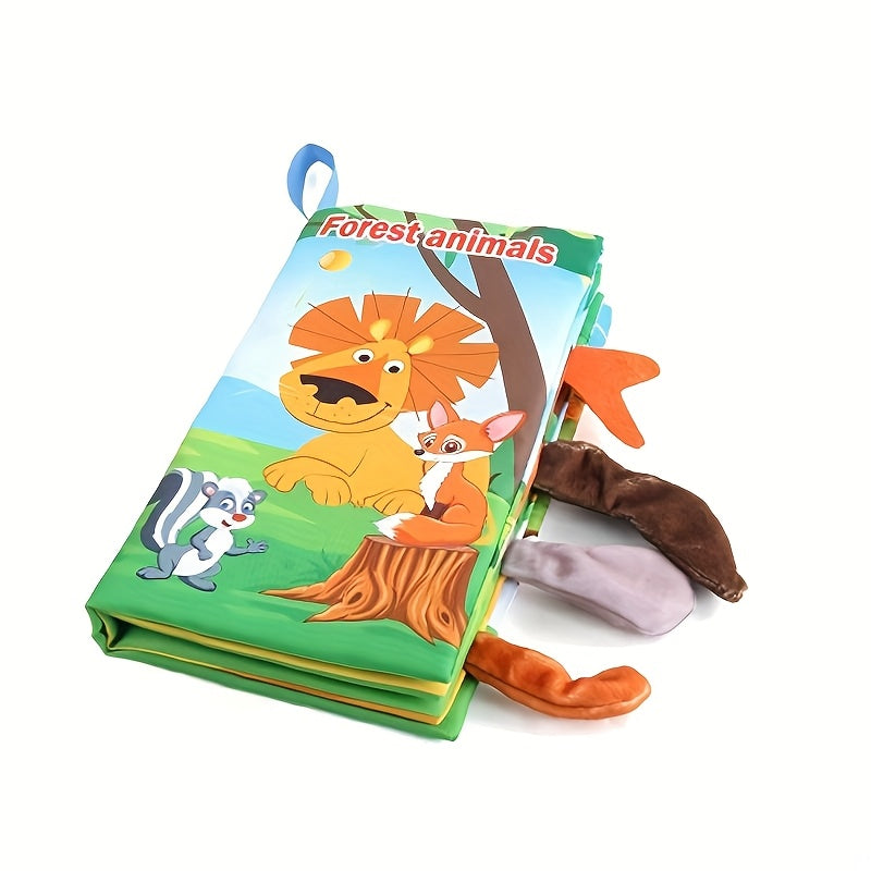 Baby Cloth Crinkle Soft Books, Sensory Stroller Toys, Tummy Time Toys