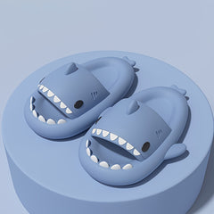 Men's Cartoon Shark Slippers Lightweight Non Slip Slides