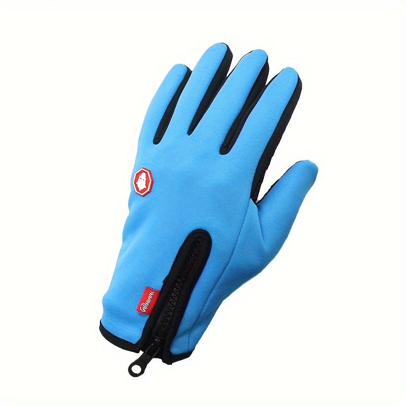 Outdoor Cycling Gloves Touch Screen Warm Full Finger Gloves Winter Windproof