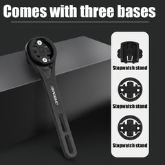 Bike Stopwatch Bracket Lamp Extension Base