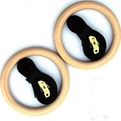 Adjustable Gymnastic Rings - Fitness Hanging Ring Equipment